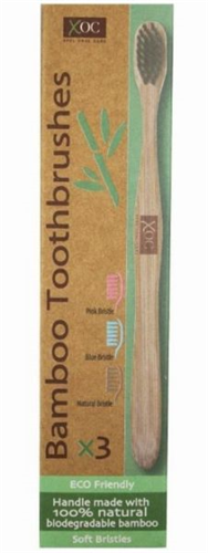 XOC Bamboo Toothbrush x3 | High Quality Tissue Product Online - Product Image XOC Bamboo Toothbrush x3 | High Quality Tissue Product Online - Product Image